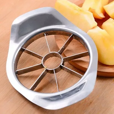 £4.99 • Buy Heavy Duty Apple Cutter Slicer Wedger Divider Fruit Corer STEEL Blade Handy Tool