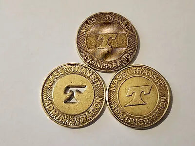 Mass. Transit Administration (MTA) Maryland - 3 Styles Transit Tokens - 23 Mm • $9.95