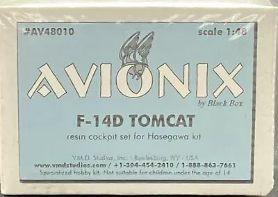 Avionix/Black Box 1/48 F-14D Tomcat Resin Cockpit #AV48010 For Hasegawa Kit • $16.99