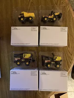 4 Tonka Hasbro Maisto International BULLDOZER DUMP TRUCK CRANE BACKHOE 2001 Set • $102.01