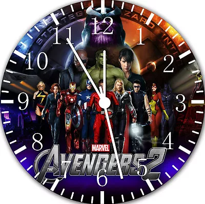 Avengers Wall Clock 10  Will Be Nice Gift And Room Wall Decor E72 • $17.95