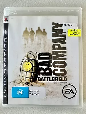 Battlefield Bad Company PS3 PlayStation 3 With Manual - Free Postage ✅ • $9.95