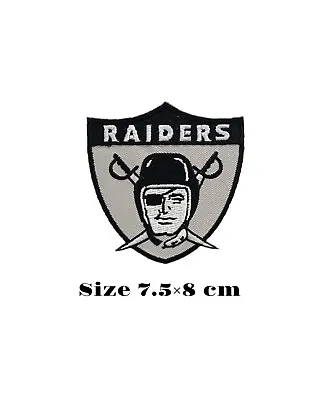 NFL Oakland Raiders Logo Patch Sport Embroidery  Iron  Sewing On Fabric  • $2.85