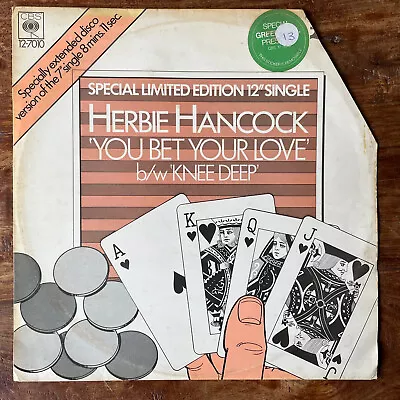 Herbie Hancock - You Bet Your Love / Knee Deep   Near Mint Green  12  Vinyl • £9.50