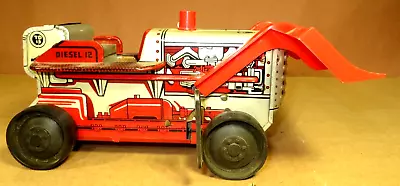 Vintage Marx Tin Litho Windup Td 18 Diesel 12 Tractor Winds Up Moves Slowly • $10.95