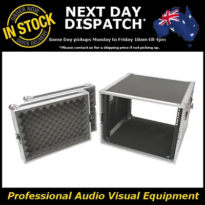 8 Unit 8RU Rack Road Travel Flight Case Sleeve Flightcase Dj Roadcase AIRC-B8U • $323.95