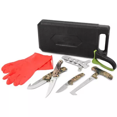 MOSSY OAK Hunting Field Dressing Kit-Portable Butcher GameProcessor Set(8-piece) • $52.99