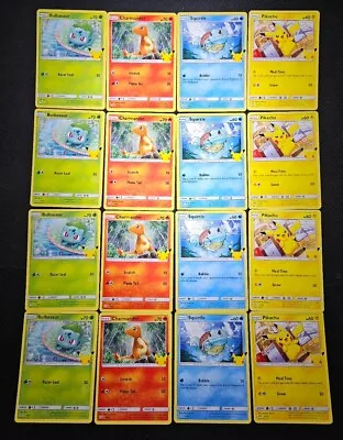 McDonald's Pokémon Cards! Pikachu Charmander Bulbasaur Squirtle! • $7.99