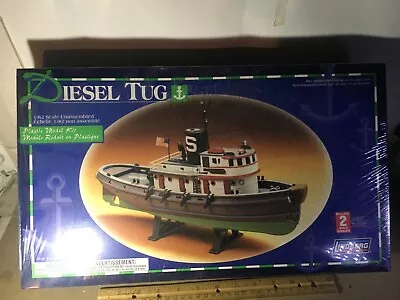 Lindberg  Diesel Tug Tugboat Boat Ship Plastic Model Kit - FREE USA SHIPPING • $44.98