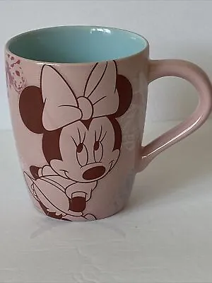 NEW Disney Store EXCLUSIVE Pink Minnie Mouse Floral 16 Oz. Coffee Tea Mug • $12