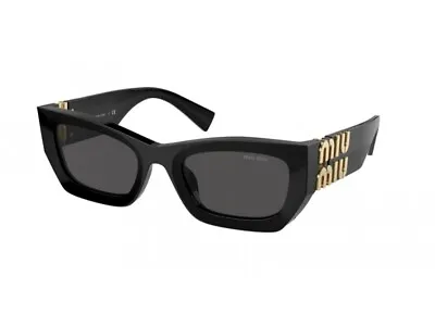 Miu Miu Sunglasses MU 09WS  1AB5S0 Black Grey Woman • £190.98