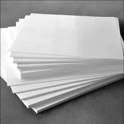 White Teflon PTFE Virgin Plastic Sheet Various Sizes And Thicknesses • $25