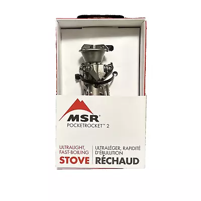 MSR POCKET ROCKET 2 Stove & Case Compact Hiking Camping Ultralight Cooking Stove • $49.95