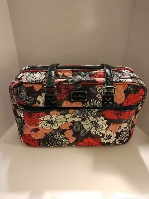 Vera Bradley Mocha Rouge Weekender Laptop Travel Bag Compact • $41.99