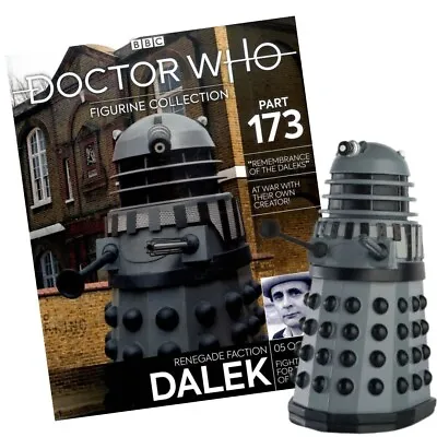 Doctor Who Figurine Collection Renegade Faction Dalek Model & Mag #173 Eaglemoss • £24.99
