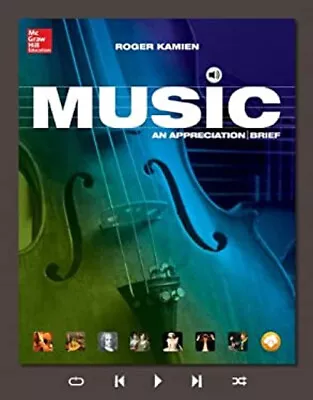 Music: An Appreciation Brief Edition Paperback Roger Kamien • $8.64