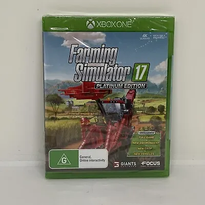 Farming Simulator 17 Platinum Edition (Brand New) - Xbox One - Free Shipping! • $88.30