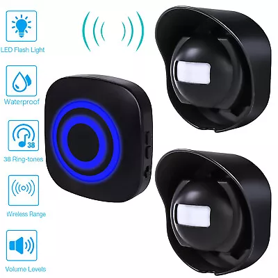 Wireless Driveway Alarm Outdoor Motion Sensor For Home Business Security M9G5 • $23.99