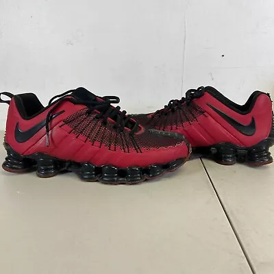 Nike Shox Men's Black & Red Sneaker Running Shoes  - Size 10.5 Men - 749775-601 • $417.77