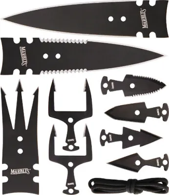 Marbles Stainless Spear Heads Combo Set Black • $34.79