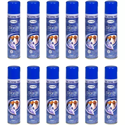 Charm Spray Starch & Easy Iron Spray  330ml Pack Of 12 • £20.39