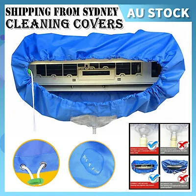 $19.88 • Buy Air Conditioner Cleaning Covers Dust Washing Clean Protectors Bags Waterproof Au