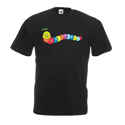 New Kids Men Women World Number Day Maths Day  Caterpillar Numbered T-Shirt Top • £7.99