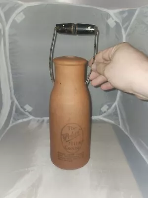 Rare Vintage Milk Bottle Cooler Terra-cotta The Polar Milk Cooler Super • $50