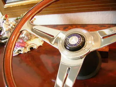 Mercedes  500SEC  Wood Steering Wheel  1980 - 1985 NARDI  15.3  VINTAGE HUB NEW • $1600