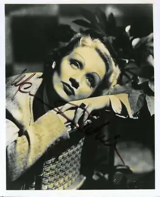 Marlene Dietrich Psa Dna Coa Hand Signed 8x10 Photo Autograph Authenticated • $156