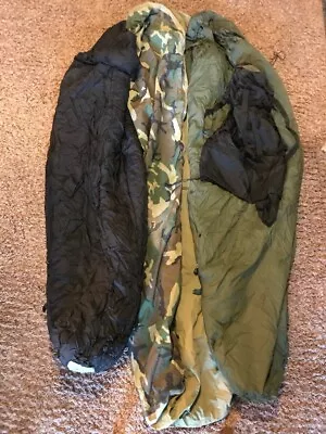 Us Gi Modular Sleep System Mss 4 Piece Two Bags Bivey Cover And Stuff Bag • $299.95