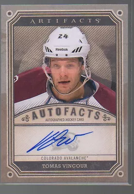 Tomas Vincour 2013-14 Upper Deck Artifacts Autofacts Auto #a-tv  • $4