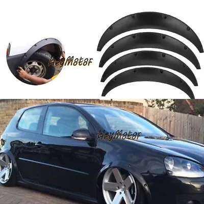 4Pcs 4.5  Car Fender Flares Wide Wheel Arches For Volkswagen VW Golf MK4 MK5 GTI • $62.99