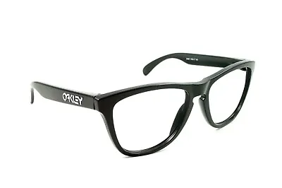 Oakley Frogskins Matte Black White Icons Replacement Frame Only Authentic • $74.98