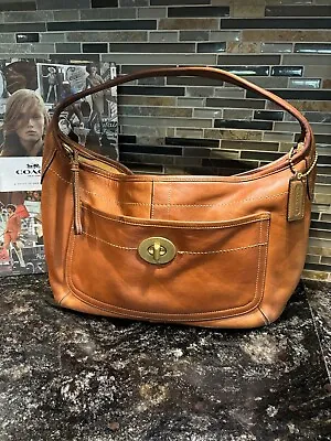 Coach Vintage Legacy Ergo Bag Vachetta Leather  RARE 11010 • $189.99