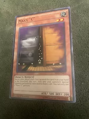 ***** Fast Shipping!!!  Maxx “C” SR03-EN020 Common 1st Ed NM • $17