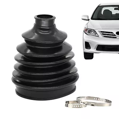 1X Silicone CV Drive Shaft Boot Kits/Universal Round Clamp Replacement Set • $22.05