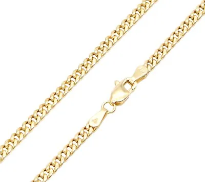DEVATA 14K Gold Curb Cuban 3mm Chain Bracelet Women Men 7.5  Approx. 2.4grams • $139.50