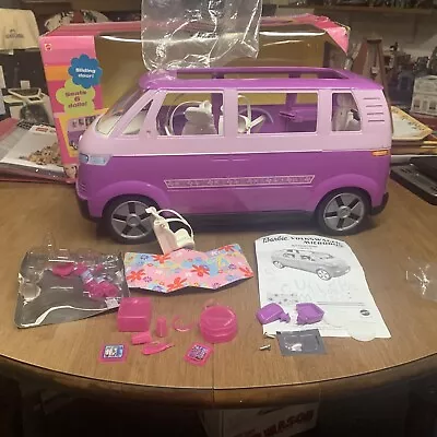 $350 • Buy HTF Barbie VOLKSWAGEN MICROBUS Vehicle Sliding Door Open Box NEW  BOX DAMAGE