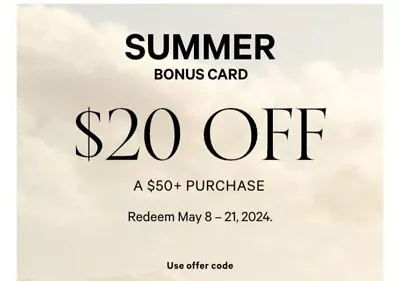 Victorias Secret Coupon  $20 Off $50 + Purchase • $5