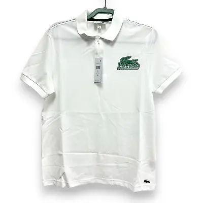 Lacoste Men's Short Sleeve Regular Fit Polo Shirt *White* Large (New With Tags) • $70.95