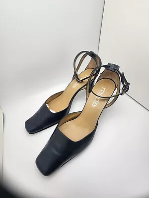 Moda Womens Shoes Verna Navy Blue Size 6.5M 3 Inch Heel Nice Style Sexy • $9.99