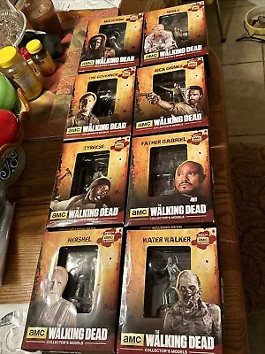 AMC THE WALKING DEAD TV SERIES Collectors Models Figures NEW IN BOX EAGLEMOSS • $89