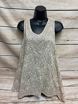 £15.72 • Buy Chris & Carol Sleeveless V-neck Tank Top Size Large Womens Tank Floral New NWT