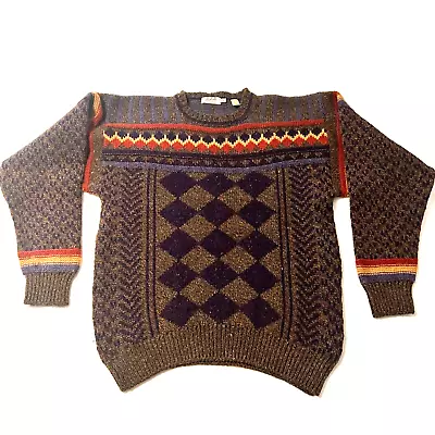 The Rogue & Good Company Sweater - Made In Ireland - Pure Wool Cosby Sz 42  • $29.95