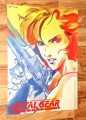 1999 Konami Metal Gear Solid / Swing PS1 Game Boy Vintage Very Rare Poster • $152.97