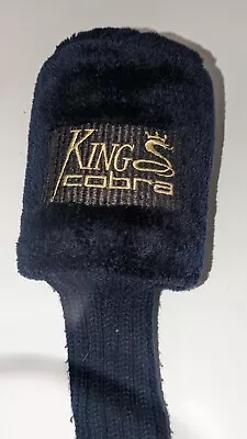 King Cobra 3 Wood Golf Club Sock Head Cover Blue Vintage • $4.99