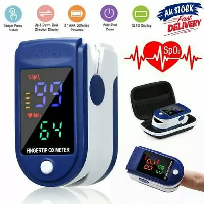 Professional Finger Pulse Oximeter Blood Oxygen Saturation Monitor Heart Rate • $10.99