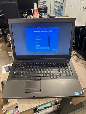 Dell Precision M6600 Laptop Intel Core I7-2640M 16GB Ram 500GB SSD Windows 10 • $140