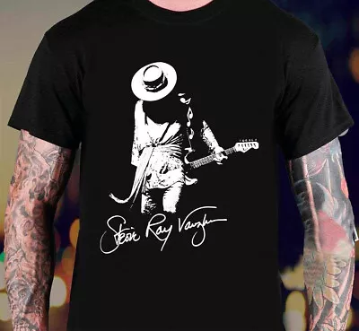 Vintage Stevie Ray Vaughan Star Cotton Black Unisex S-4XL Tee Shirt MM1318 • $18.04